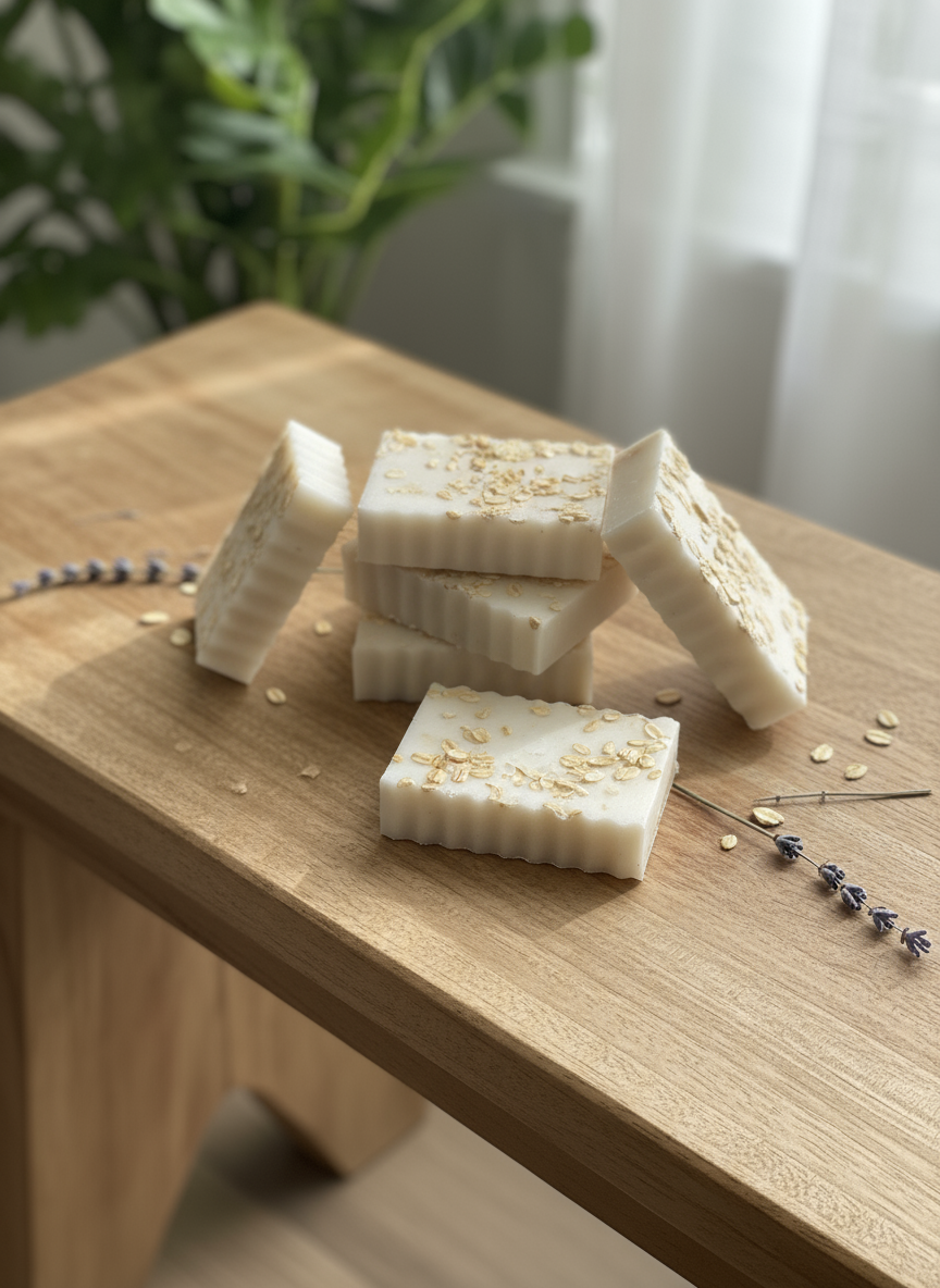 Goats Milk Soap Bar - Oats