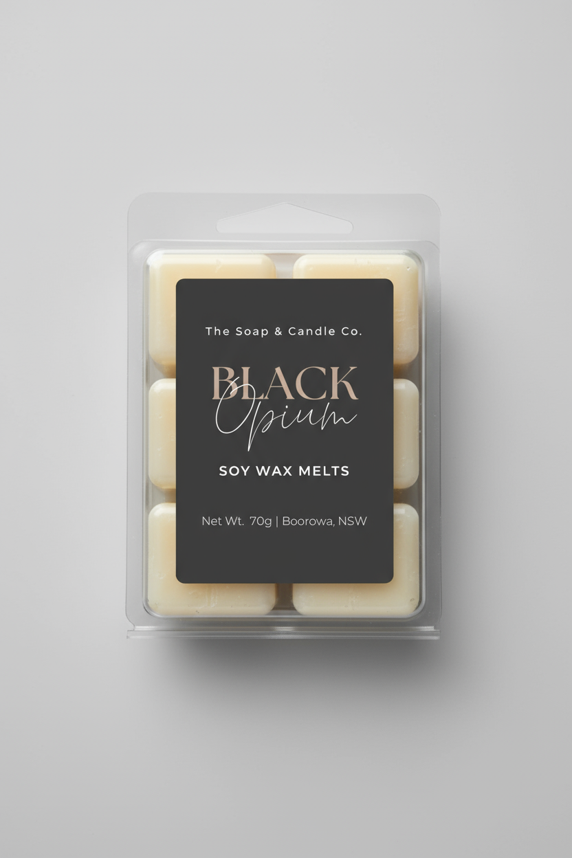 Black Opium Wax Melts with Label