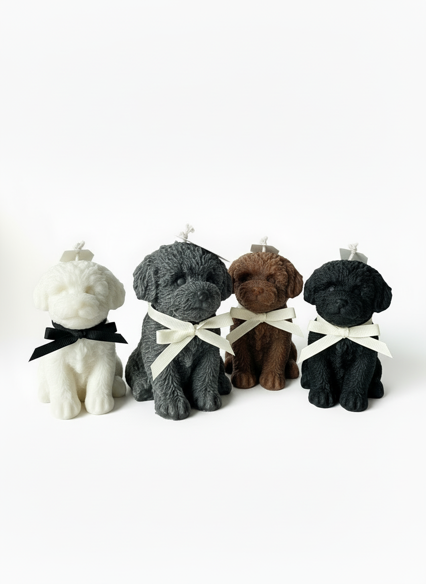 Four Dog Soaps Rearranged