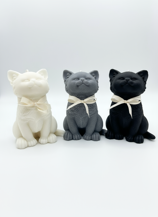 Three Cat Soaps with Black