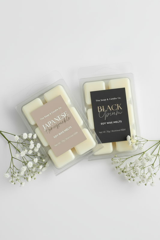 Wax Melts with Baby's Breath Decoration
